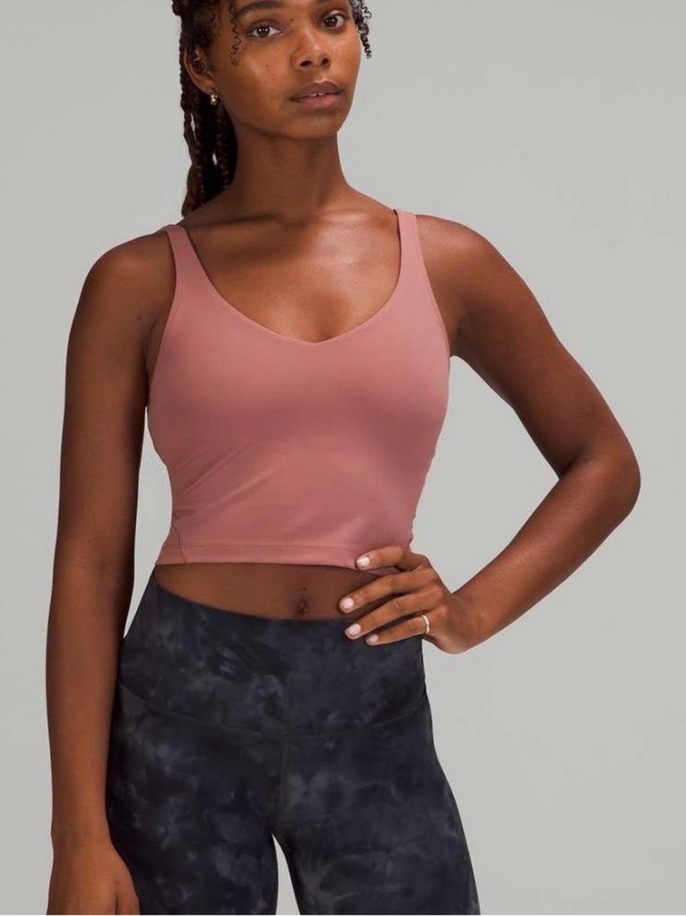 lululemon Align Tank Top in briar rose sz 4
